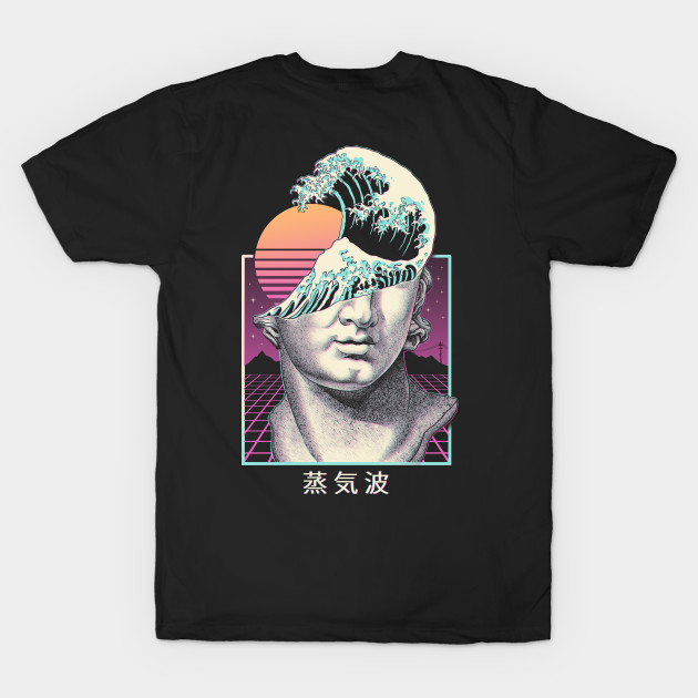 Great Vaporwave Back Print by Vincent Trinidad Art